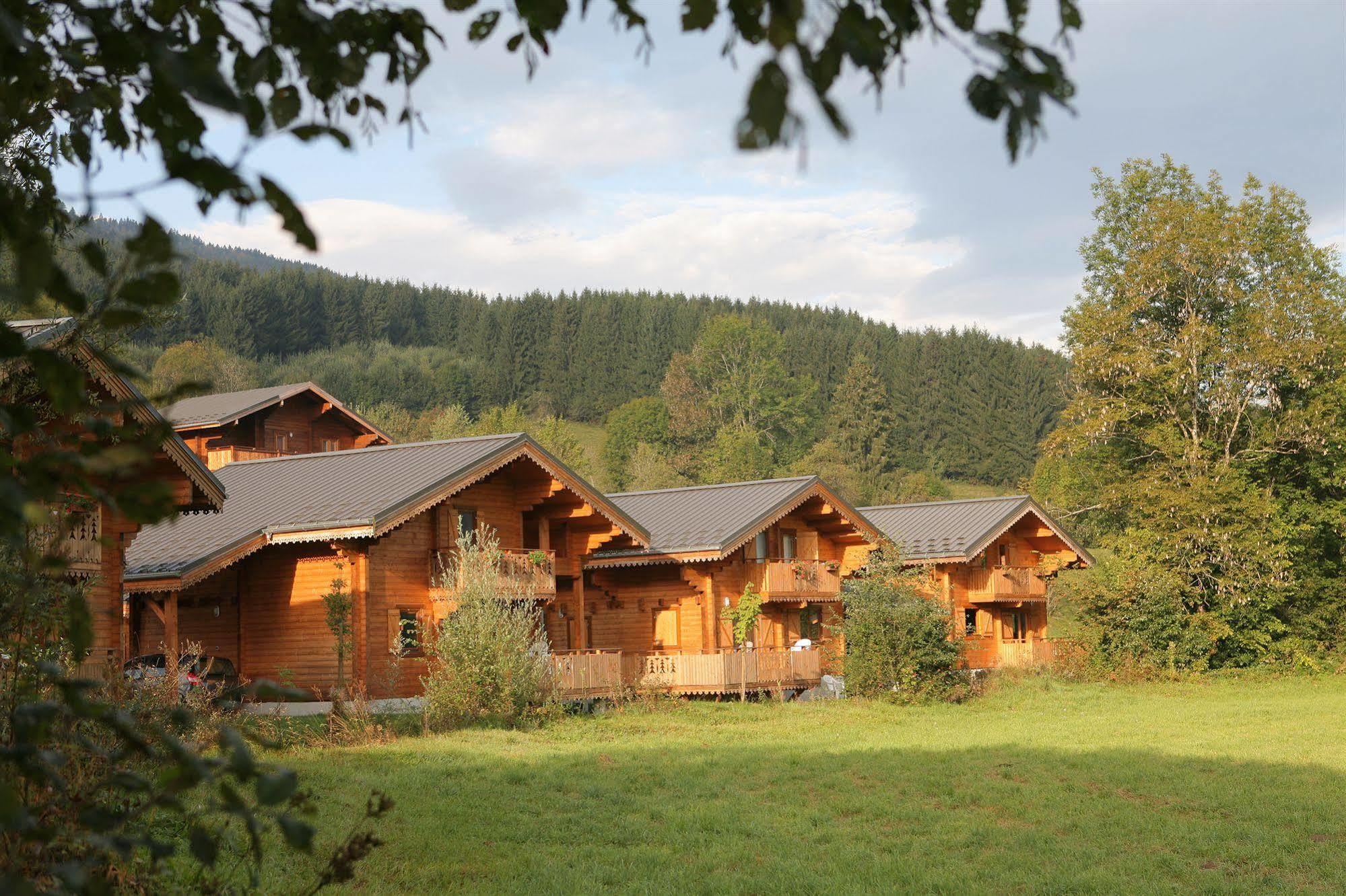 Résidence Néméa Les Chalets du Bois de Champelle Morillon Extérieur photo